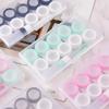 5 Pairs Contact Lens Case Eye Contact Lens Box Women Travel Contact Lenses Case Soak Container Lenses Box for Beauty Pupil