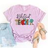 Blessed Teacher T-shirt, Teachers Gift, School Shirt, Jesus T-shirt, Teacher's Day Gift, Back To School Tee, Christian Top, Women's Shirt
