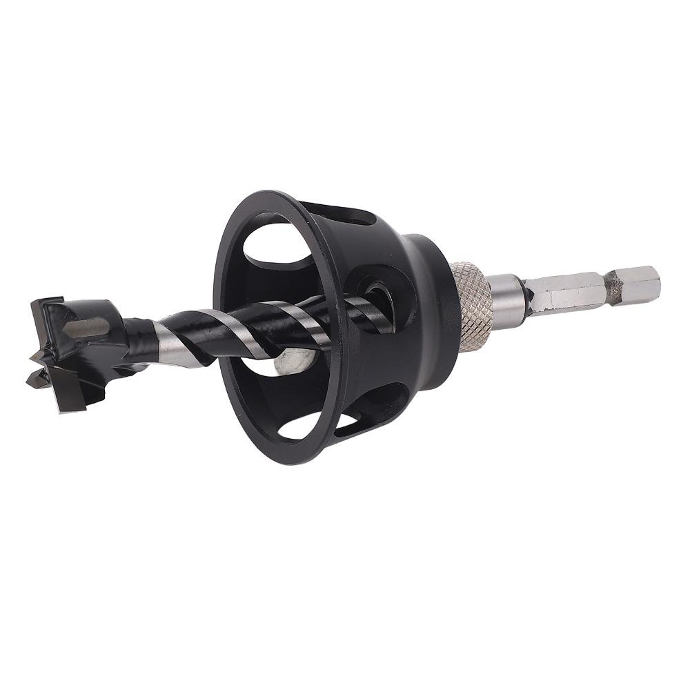 Ergonomic Handle Vertical Drill Guide Aluminium Alloy Dog Hole Drill Bit  For Woodworking