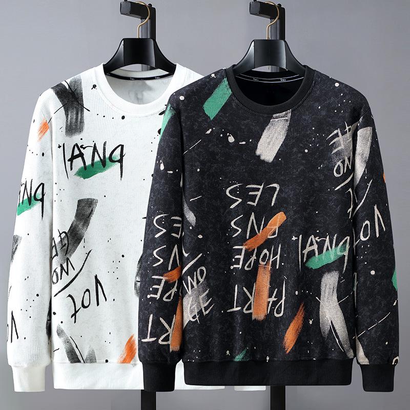 2021 Men's Plus Size Casual Crew Neck Sweatshirt - Spring/Autumn Trend