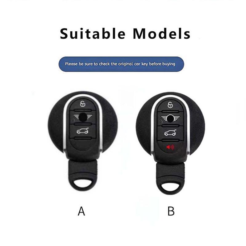 Car Key Case Cover Fob For Bmw Mini Cooper S One Jcw F54 F55 F56 F57 F60 Clubman Countryman Keyless Keychain Durable Luxury