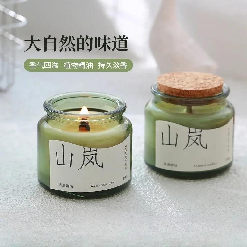 Aromatherapy Candles Indoor Bedroom Fragrance Home Long Lasting Light Fragrance Helps Sleep Purifying Air Birthday Gift