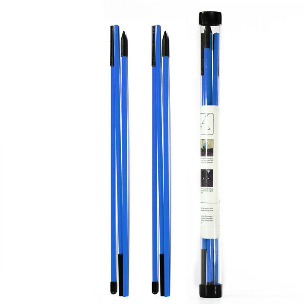 

Folding Golf Alignment Sticks Collapsible Folding Direction Indicator Stick Golf Swing Trainers синій