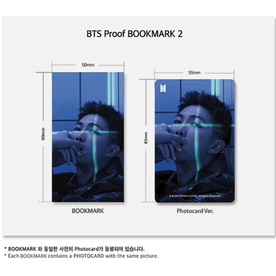 BTS 3D-Foto-Lentikular-Lesezeichen-Beweis, Version 2