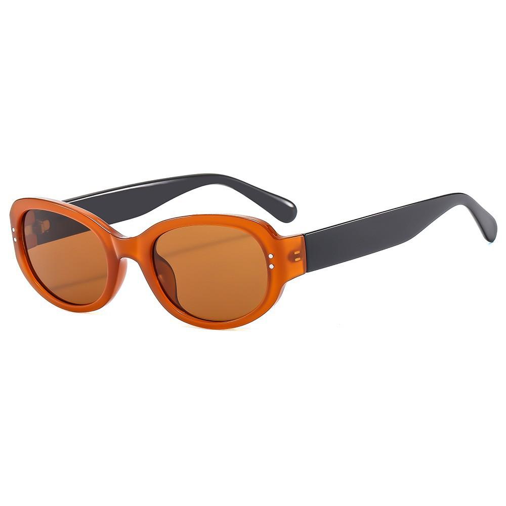 Retro American Sunglasses Cat Eye Sunglasses Men'S And Women'S Street Show Uv-Proof Sunglasses