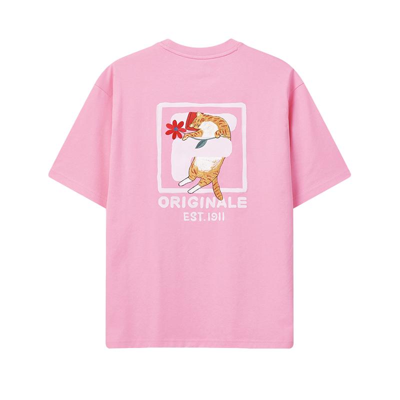 FILA ORIGINALE T Shirt Unisex Sachet Pink F11U629101FPK M