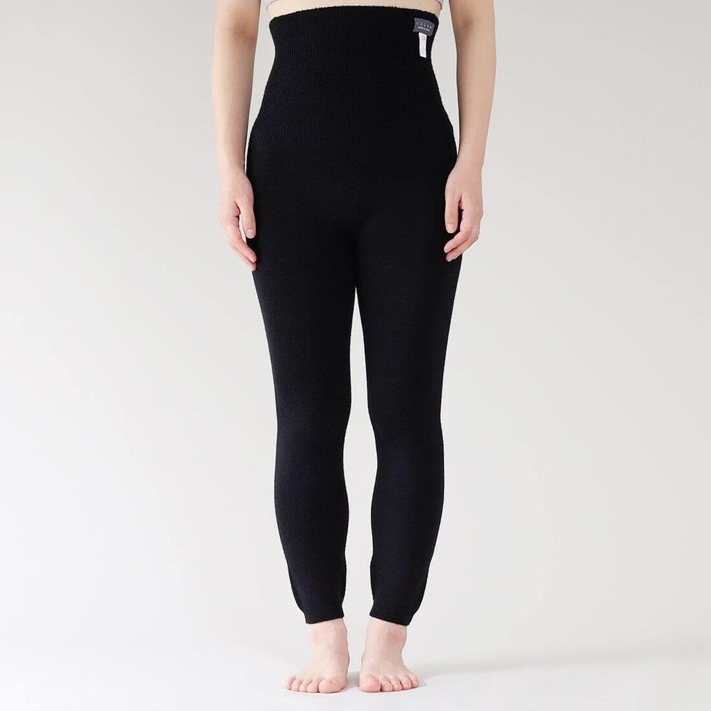 Kurashikinu Harapan Belly Warmer Cover Natural Cold Cold Cold Air Conditioning Made in Long Black Pants, Pants, Unisex, Silk, Fiber, Prevention,