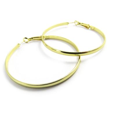 [L9567] - Gold 'Choreography' Hoop Earrings Ø 50 Mm