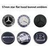 Nové Pro Mercedes Benz 1ks 57mm Znak Kapoty Auta Odznak Znak Kapoty Pro Mercedes Benz W124 W140 W163 W202 W203 W204 W210 W211 W2