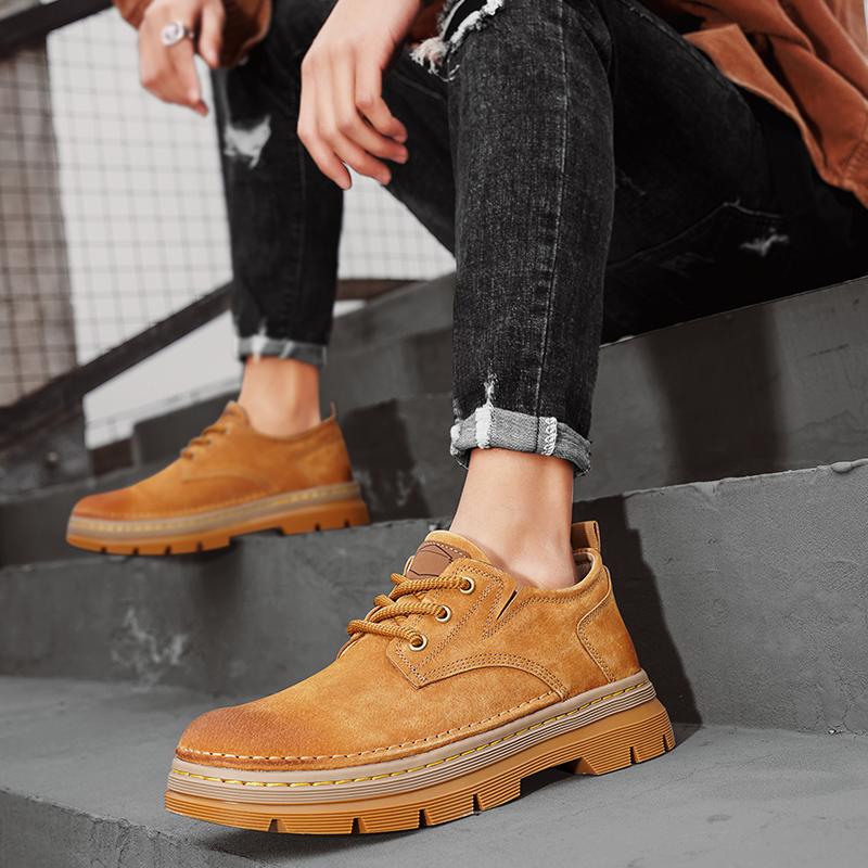 Fashion Casual men's thick soled shoes Retro classic style Outdoor Trendy Streets Fashion young casual shoes High quality luxury