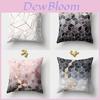 Elegant 18" Home Cotton Linen Cushion Cover For Car Bed And Waist Pillow