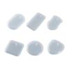 2 Sets DIY Keychain Pendant Silicone Mold Set Crystal Epoxy Resin Mold Round Rectangle Pendants Jewelry Making Casting Mould