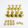 4-in-1 Small-Head, Long-Tail String Tuning Pegs with Curved Angles 4-in-1 String Tuning Pegs for 8-String Mandolin, Gold