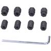 9PCS M6x1.0 Stud Installer Remover Kit M8x1.25 Bolt Extractor Tool  Automotive Fastener Maintenance