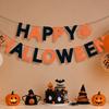 Celebration Happy Halloween Banner Funny Party Decor Pull Flag Ghost House Atmosphere Decoration