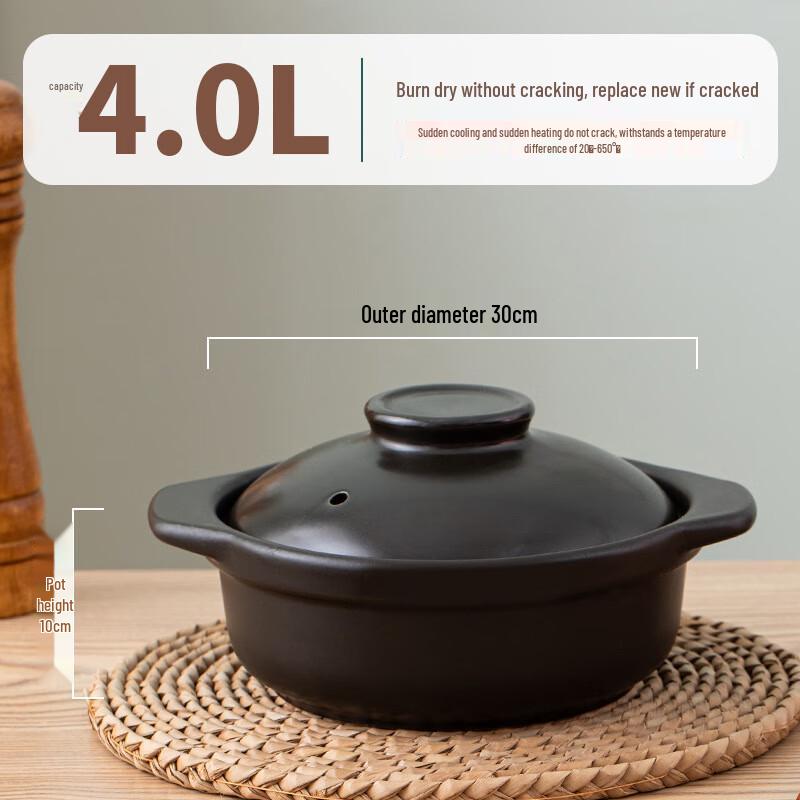 Wutuo Ceramic Casserole Pot with Lid