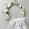 Weicher Brautschleier Leichter Hochzeitschleier Fotorequisiten Girlande Kopfschleier Hochzeit