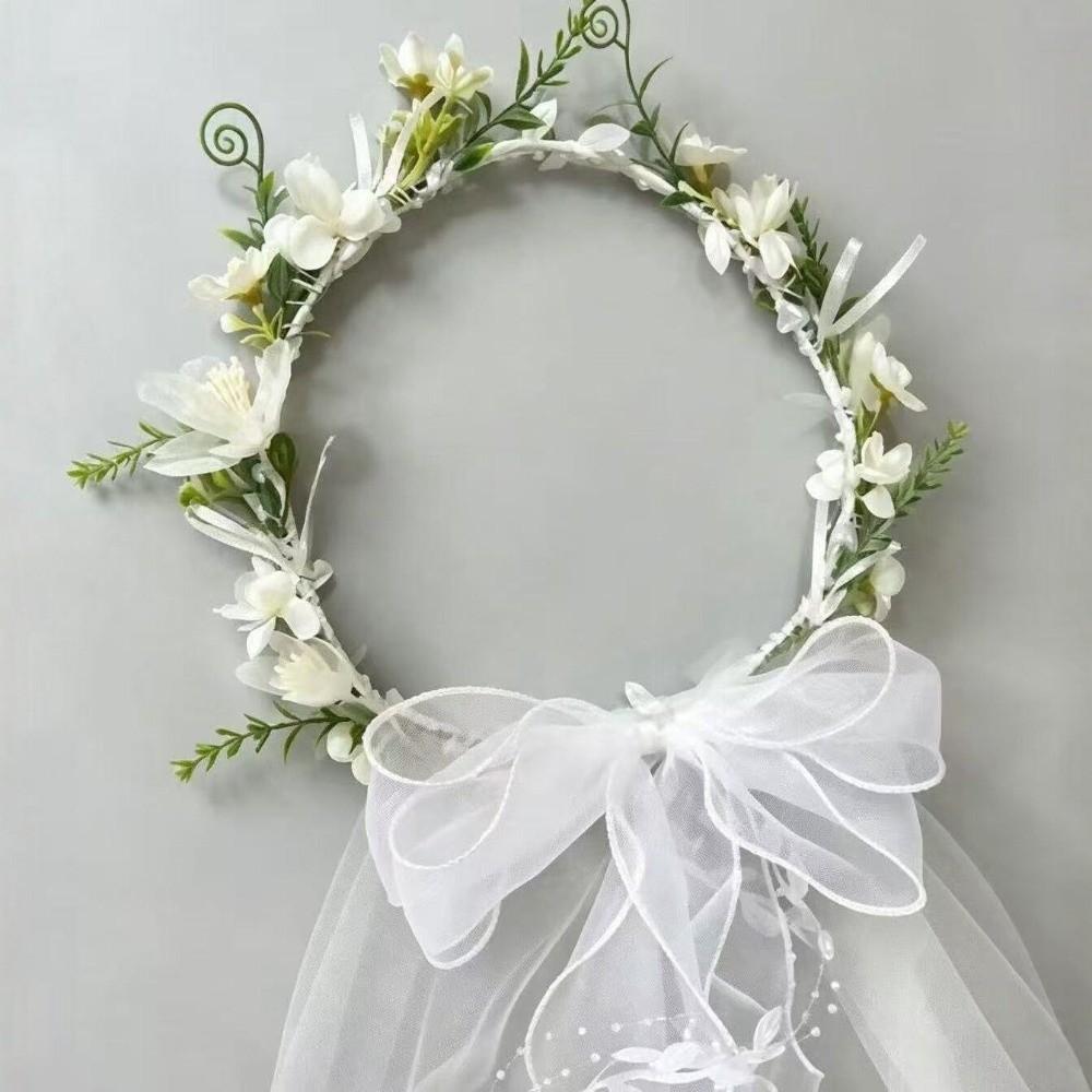 Weicher Brautschleier Leichter Hochzeitschleier Fotorequisiten Girlande Kopfschleier Hochzeit