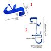 Adjustable Telescopic Swimming Poles Hook Above Ground Pool Poles Hanger Swimming Pool Side Storage Shelf Enduring