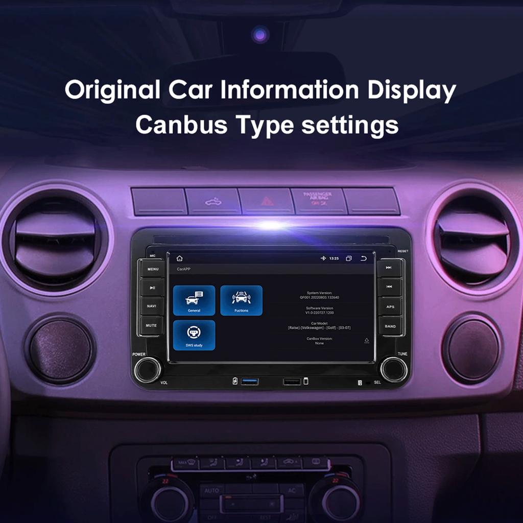 OSSURET 7" Android Auto Autorádio GPS Stereo Pre VW GOLF PASSAT Polo Fabia Tiguan Jetta Caddy Octavia YEti Superb Fabia Leon Inteligentné Multimédiá