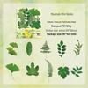 ZABC Autumn Leaves Retro Collage Stickers: DIY Journaling Material - 6 Styles