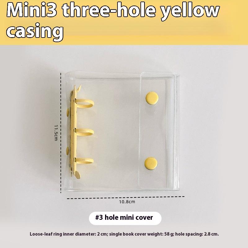 DIY Nail Art Piece Fake Nail Storage Book with Double Buckle 3 Holes Card Clip Display Board Simple Album for Nail Care