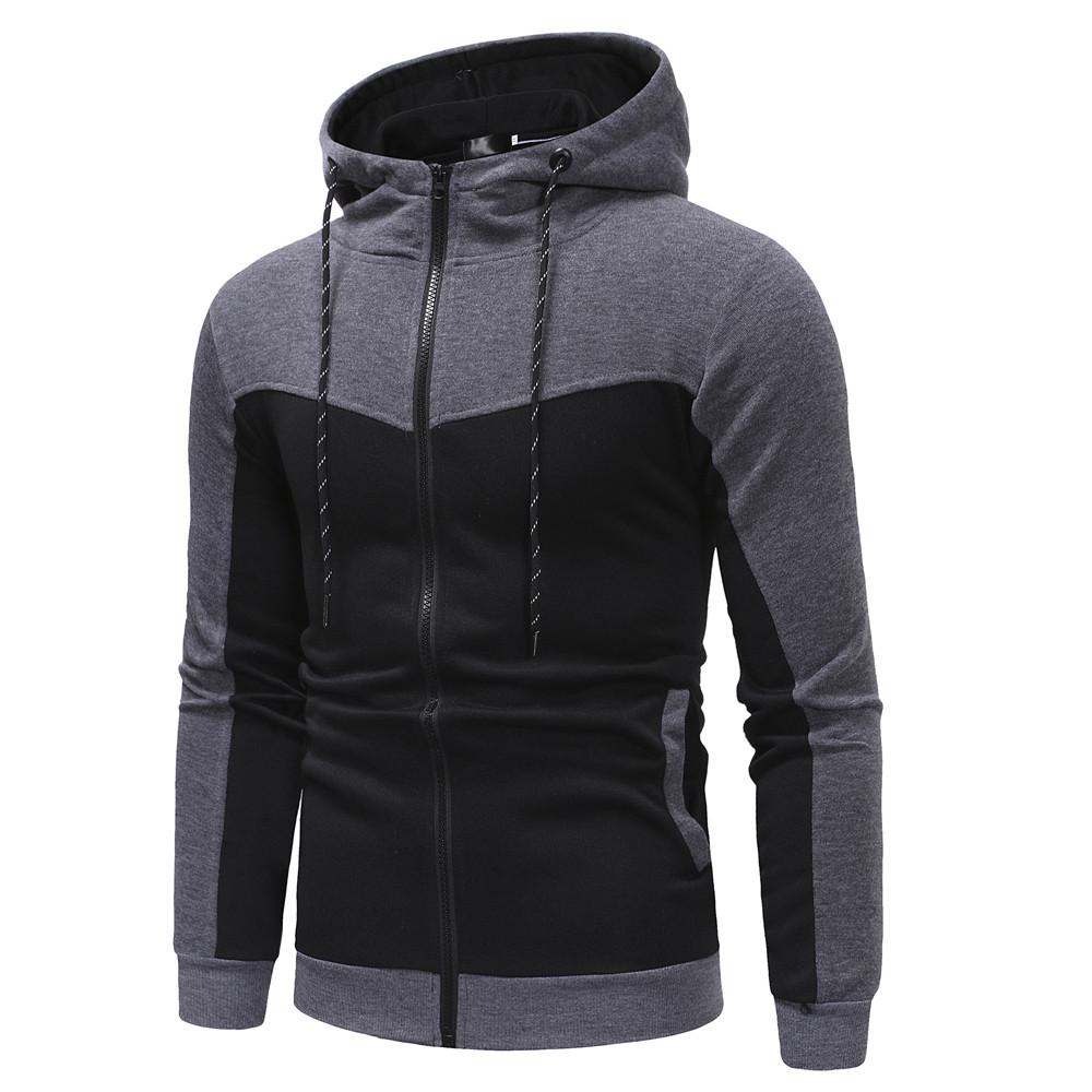 Men's  Winter Packwork Sweatshirt Top Pants Sets Sports Suit Tracksuit