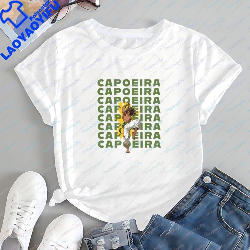 Korean-style Commentary on Men s Clothing Capoeira - Brazilian Combat Dance Men s and Women s Comfortable T-shirts S