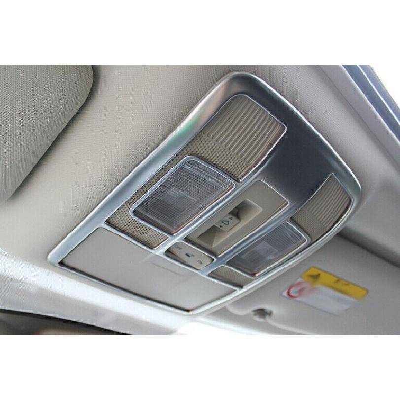 For Mazda CX-5 2013-2015 Matte Silver Roof Front Rear Reading Light Cover Trim