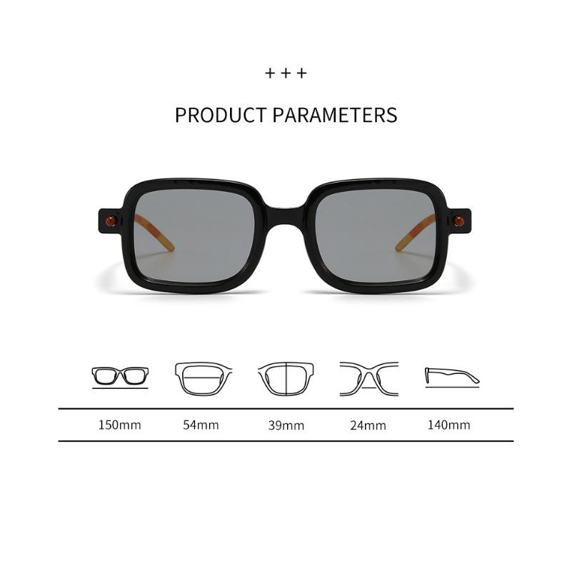 Vintage Square Sunglasses Women Retro Rectangle Sun Glasses Women Driving Glasses UV400 Anti-Ultraviolet High-Quality