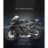 1/12 YAMAHA R1 Spielzeugmotorradmodell Legierung Diecast mit Sound Licht Gummireifen Maßstabsmodell Motorrad Spielzeug für Kinder Sammlung