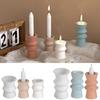Silicone Handmade Molds Round Shape Craft Molds Candle Holder Molds Candle Stand Mold for Hand-Making Candle Holder