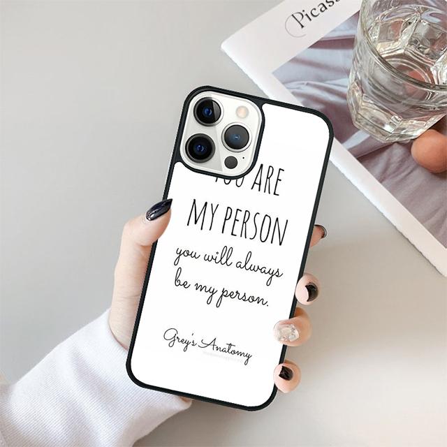 greys anatomy Painted Phone Case Cover For iPhone 17 Air 15 16 14 13 12 Pro Max 11 Pro Max Plus Coque Shell
