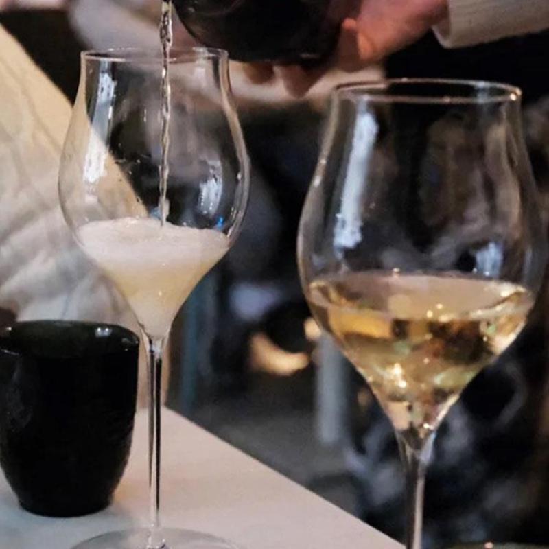 1PC Light Luxury High - End European - Style Western Restaurant Wine Goblets for Red Wine