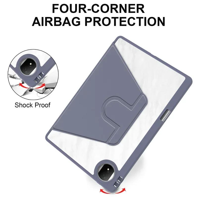Shockproof Smart Case For Honor MagicPad 2 Case 12.3 inch 360 Rotation Coverfor Honor MagicPad 2 MagicPad2 12.3 Case Tablet