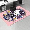 Office Rug Hello Kitty, Space Theme Anti-Slip Rug, Machine Washable for Living Room, Bedroom, Office, Multiple Sizes, Bedroom Mat, Decorative Mat, Dur