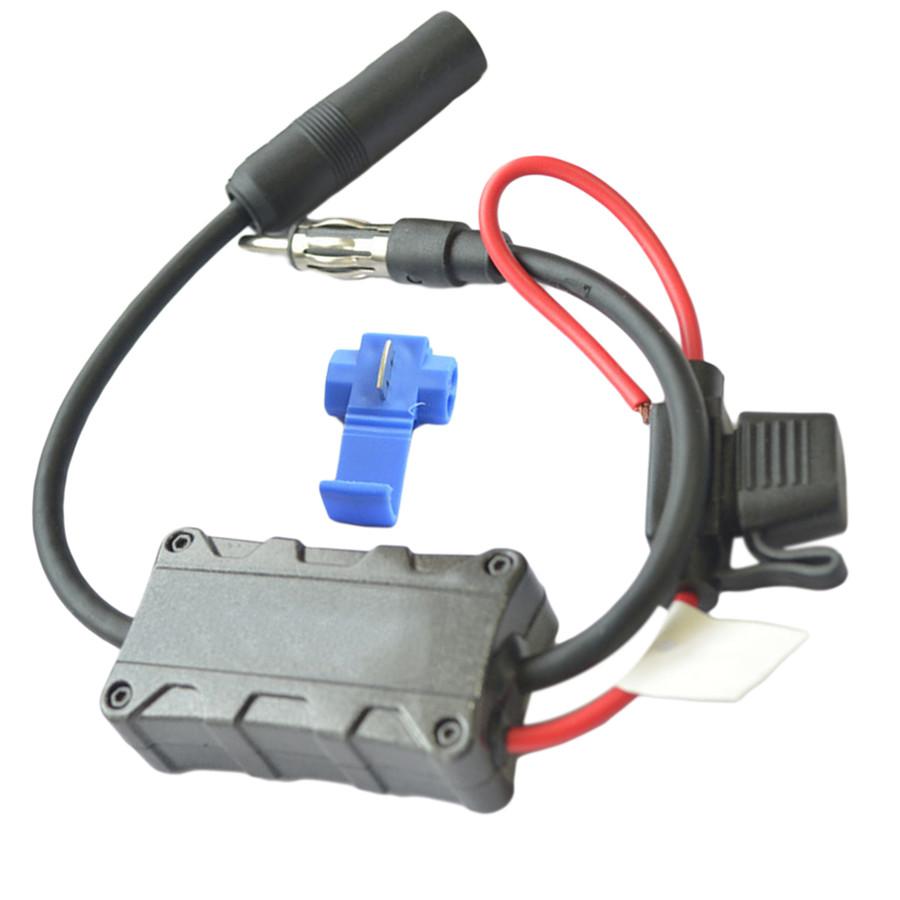 

12V Универсальная автомобильная FM AM Радио Стерео Антенна Усилитель Сигнала