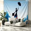Magic Nanny Wall tapestry, aesthetic printed fabric blanket, suitable for bedroom, living room, and home decor.