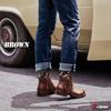 Side Zipper Motorcycle Short Side Brown Casual Easy To Plus Sizes Street Side Faux Solid Outdoors Brown X-cross Men's Boots, Boots, Zipper, Laceless,