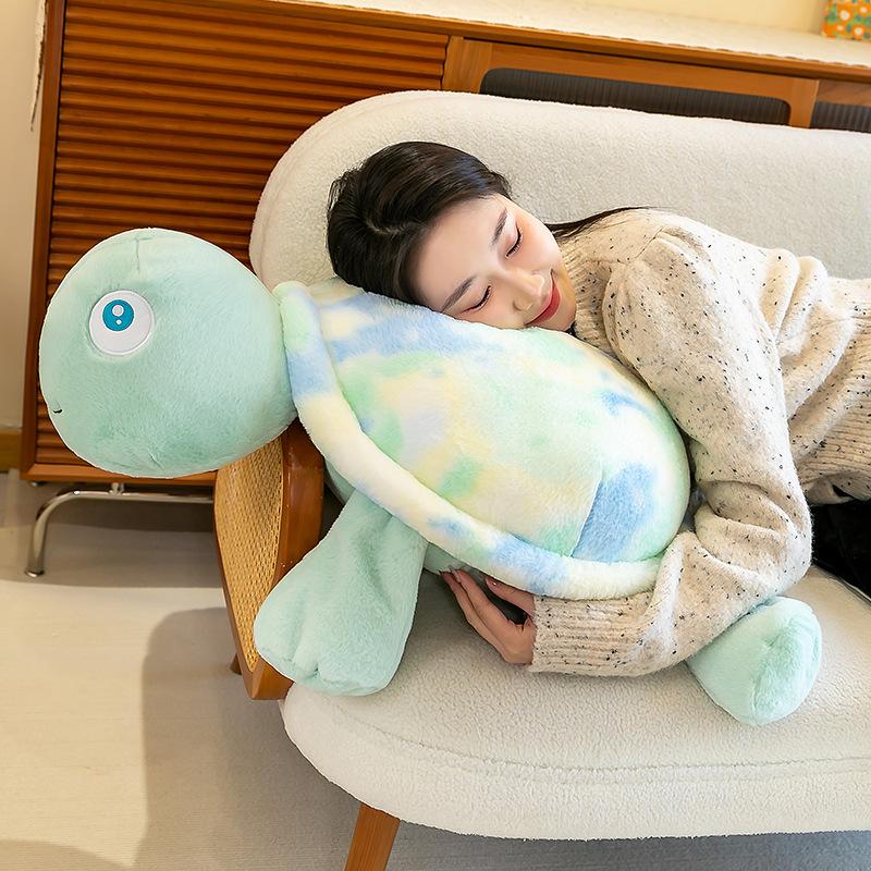 Turtle Plush Toy Bed Sleeping Pillow Children Birthday Gift Turtle Doll Doll Girl