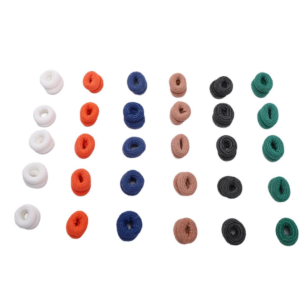 30pcs Finger Stretcher Tubular Bandage Elastic Breathable Finger Protectors Reusable Thumb Bandage Mixed Color