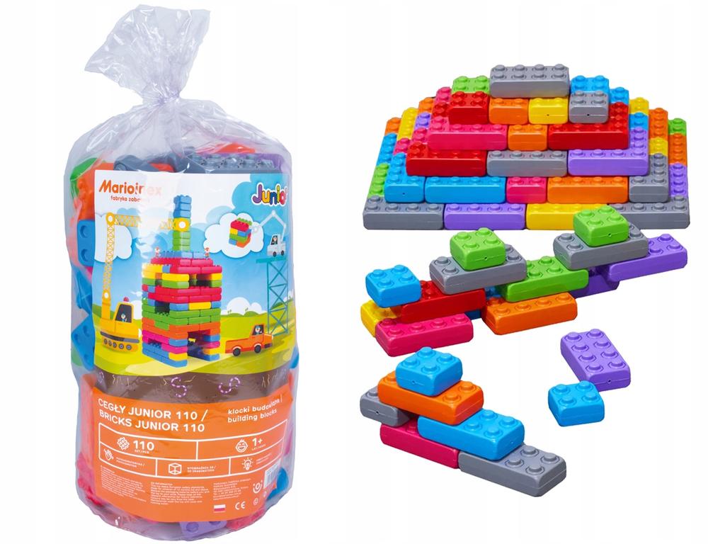 Marioinex Junior Building Blocks Bricks 110 pcs
