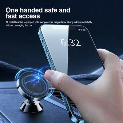 Magnetic Car Phone GPS Holder Magnet Dashboard Air Vent Mount Cell Mobile Phone Stand Support In Car For iPhone X Samsung Xiaomi