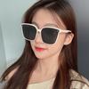 Korean Style Fashion Large Frame Square UV Protection Sun Glasses for Women Glass Personality Sunglasses Unisex