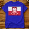 Patriotic Polish Polska Flag Cotton Tshirt For Unisex Beach Poland Polska Polish Y2k Fun T Shirts Fashion Tees Big Size Clothes