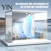 E27 Socket Fan 3/4/5 Blade Ceiling with Light & Remote Control, 2-in-1 Silent LED Drone Compact Ventilation Lamp Foldable Blades, 3-Speed Dimmable for