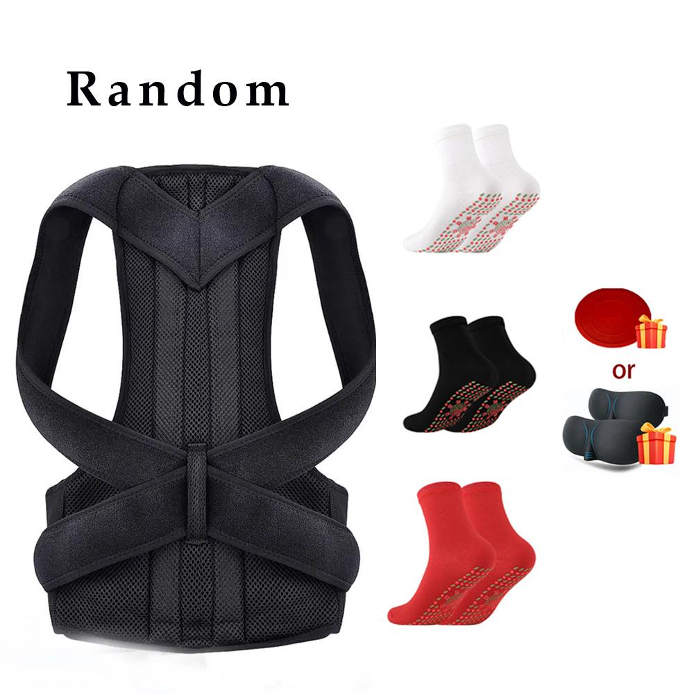 

Back Posture Corrector brace Shoulder Support Belt Upper and Lower Back Pain Relief Improve Spine Clavicle Brace Posture Vest S