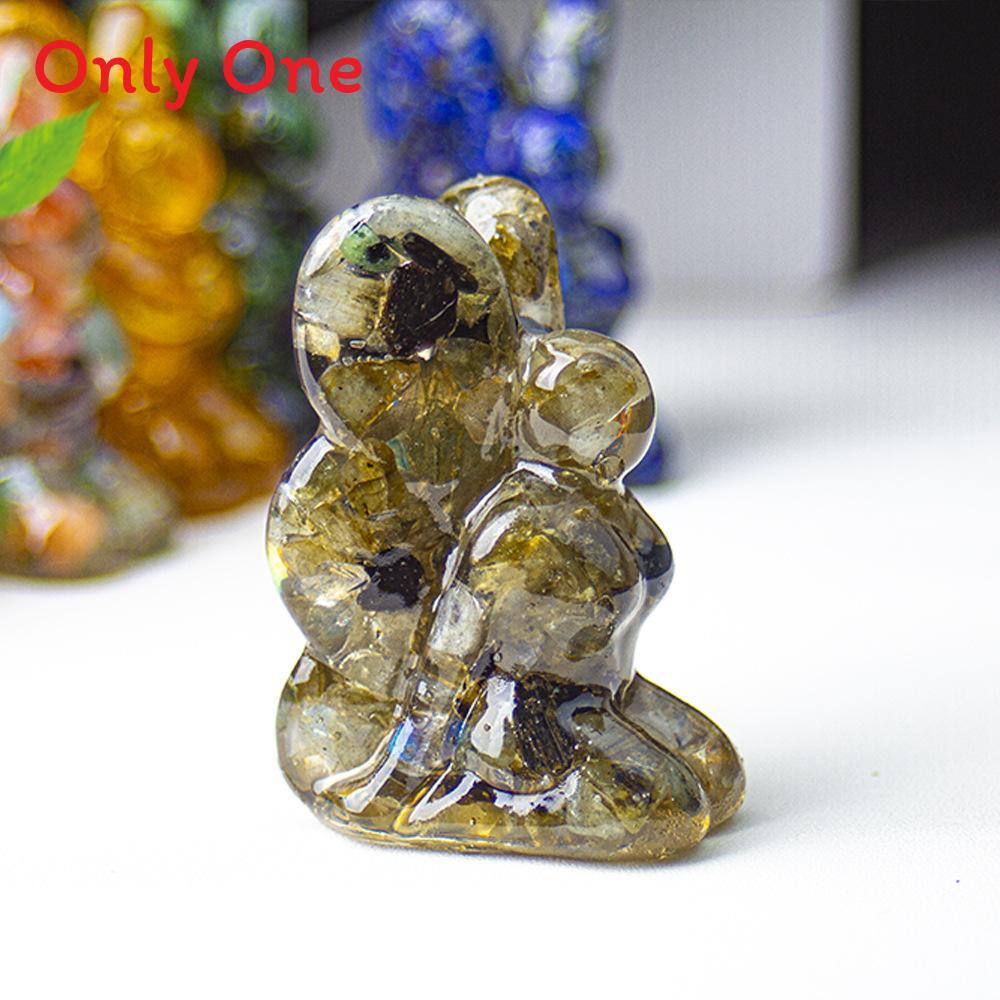 Crystal Resin Art Decor With Butterfly Fairy Office Tabletop Gift For Friends