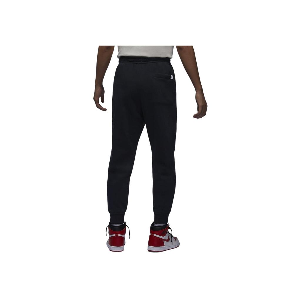 Jordan Printed Lace-Up Casual Jogger Knit Pants Men Bottoms Black FN4620-010