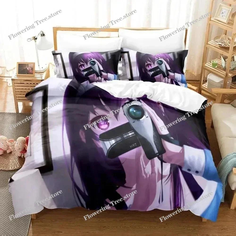 3D Anime Saekano Bedding Set Duvet Cover Bed Set Quilt Cover Pillowcase Comforter king Queen Size Boys Adult Bedding Set029963